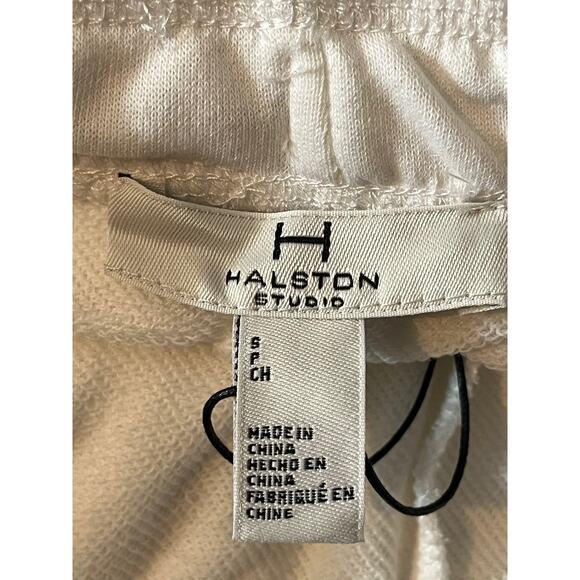 H Halston Studio jogger pull on drawstring sweatpants size Small S - Picture 4 of 4